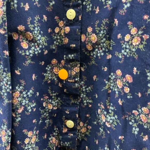 Gunne Sax Dress Vintage 70’s Prairie Girl Floral Print Lace High Collar XS Jr 5 - Picture 3 of 12